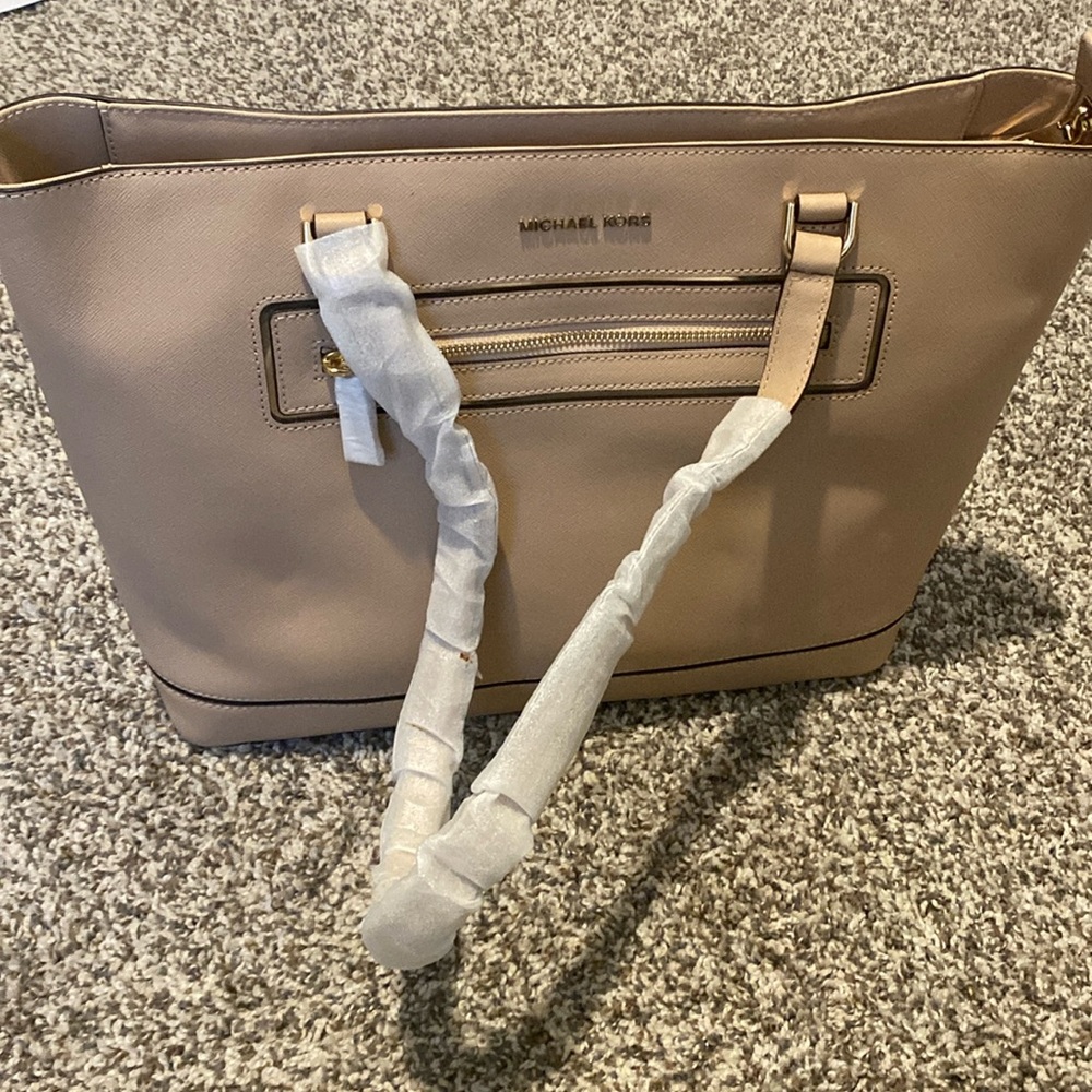 Michael Kors large tote oyster